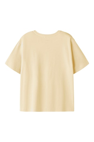 Biologisch Katoenen T-shirt Regular Fit - Name It -  Geel