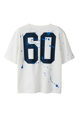 Biologisch Katoenen T-shirt Relaxed Fit - Name It -  Wit