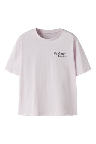 Biologisch Katoenen T-shirt Regular Fit -  Roze