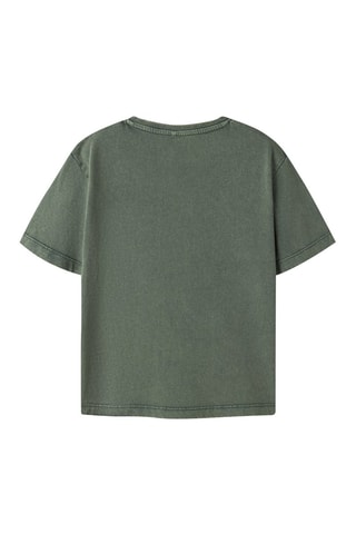 Biologisch Katoenen T-shirt Regular Fit -  Donkergroen