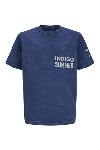 T-shirt Relaxed Fit - Jack&Jones -  Gemêleerd Donkerblauw