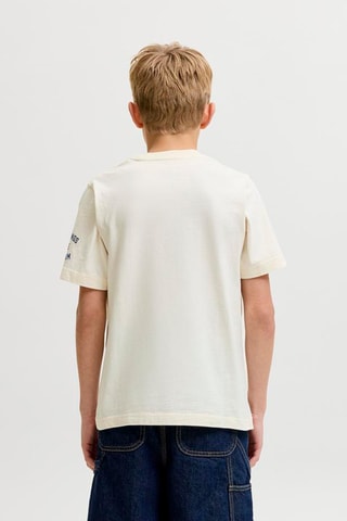 T-shirt Relaxed Fit - Jack&Jones -  Wit