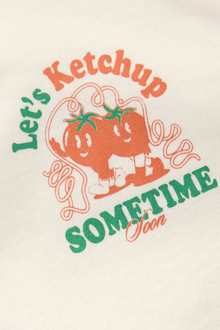 T-shirt Regular -  Wit