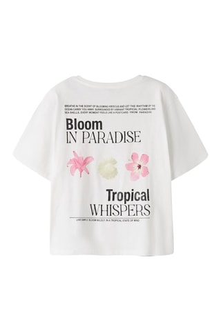 Biologisch Katoenen T-shirt Regular Fit -  Wit