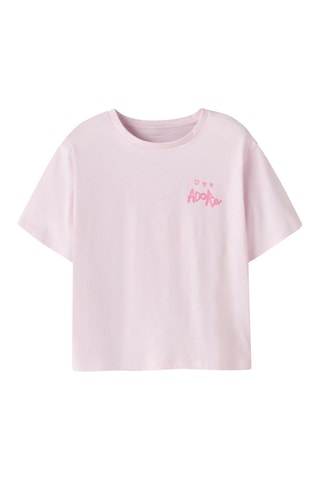 Biologisch Katoenen T-shirt Regular Fit -  Roze