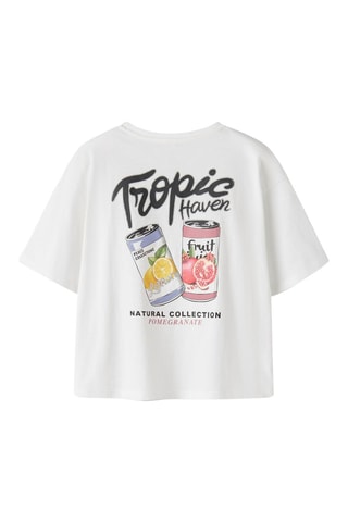 Biologisch Katoenen T-shirt Relaxed Fit -  Wit