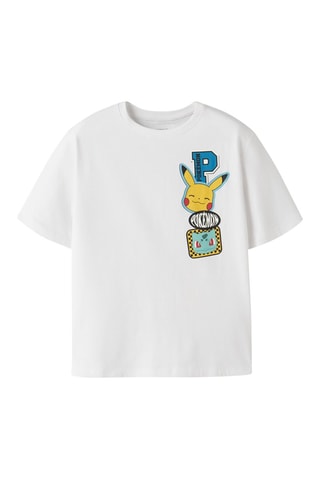 T-shirt Regular Fit Pokémon -  Wit