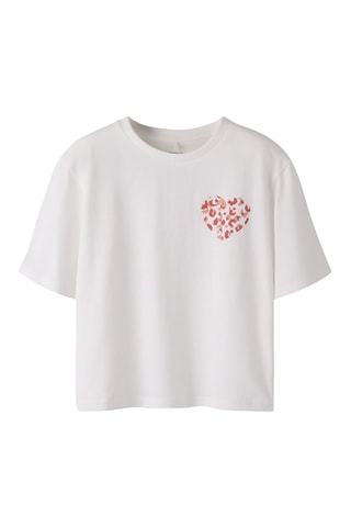 Biologisch Katoenen T-shirt Regular Fit -  Wit