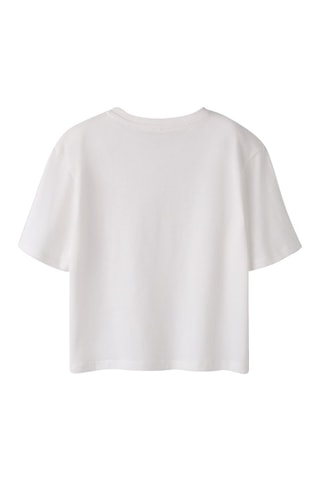 Biologisch Katoenen T-shirt Regular Fit -  Wit