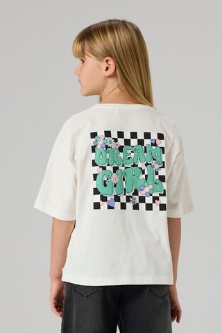 Biologisch Katoenen T-shirt Loose Fit -  Wit
