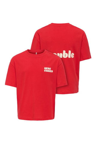 T-shirt - Rood - Kids Only Girl