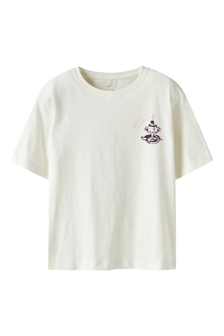 Biologisch Katoenen T-shirt - Gebroken Wit - Name It
