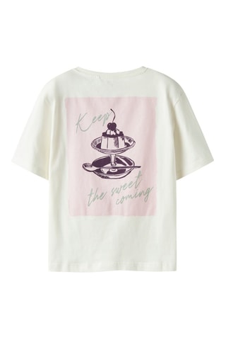 Biologisch Katoenen T-shirt - Gebroken Wit - Name It