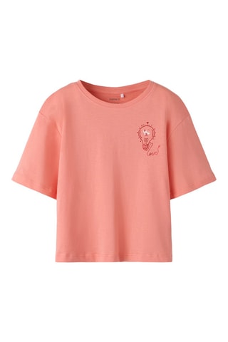Biologisch Katoenen T-shirt - Roze - Name It
