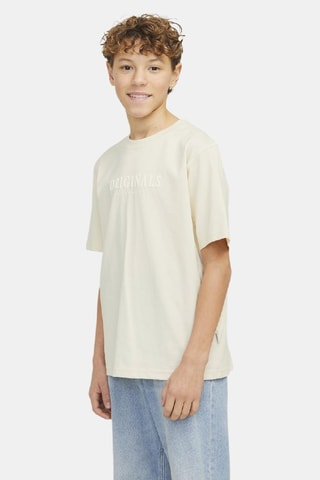 T-shirt - Ecru - Jack&Jones Junior