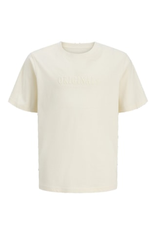 T-shirt - Ecru - Jack&Jones Junior