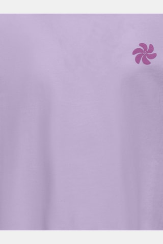 Biologisch Katoenen T-shirt - Paars - Only