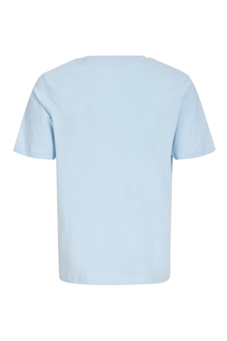 Biologisch Katoenen T-shirt Regular Fit - Jack&Jones -  Hemelsblauw