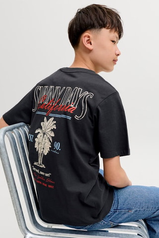 Biologisch Katoenen T-shirt Loose Fit -  Zwart