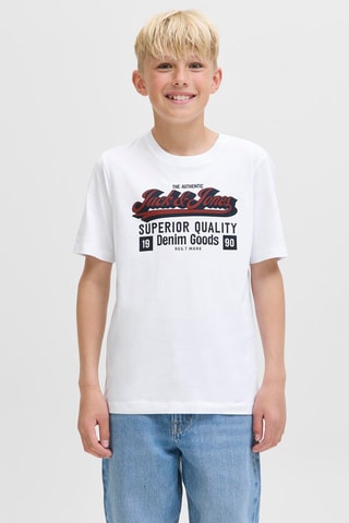 Biologisch Katoenen T-shirt Regular Fit -  Wit