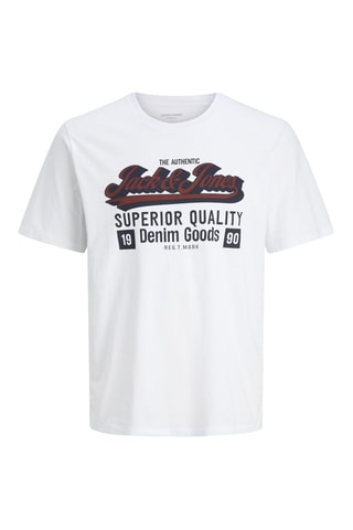 Biologisch Katoenen T-shirt Regular Fit -  Wit