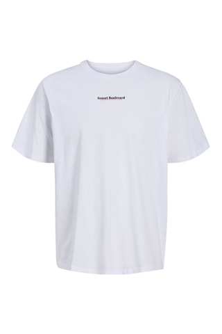 T-shirt Relaxed Fit - Jack&Jones -  Wit