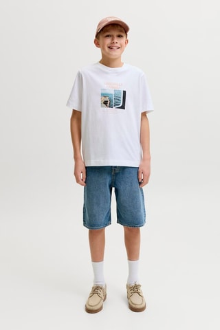 T-shirt Relaxed Fit - Jack&Jones -  Wit