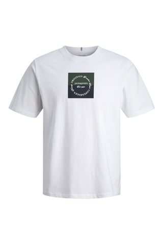 Biologisch Katoenen T-shirt Regular Fit -  Wit