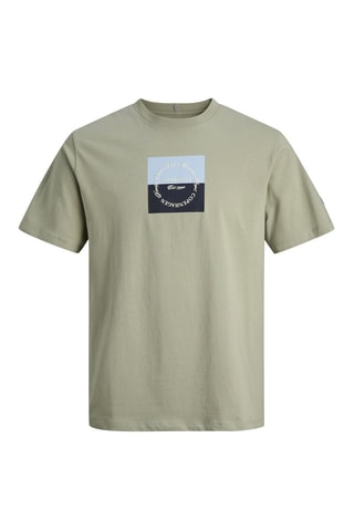 Biologisch Katoenen T-shirt Regular Fit -  Zeegroen