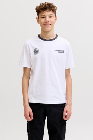 Biologisch Katoenen T-shirt Relaxed Fit -  Wit