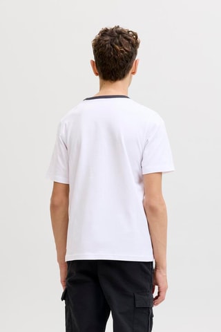 Biologisch Katoenen T-shirt Relaxed Fit -  Wit
