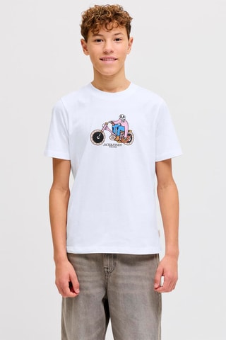 Biologisch Katoenen T-shirt Regular Fit -  Wit