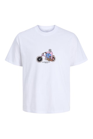 Biologisch Katoenen T-shirt Regular Fit -  Wit