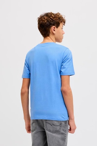Biologisch Katoenen T-shirt Regular Fit -  Hemelsblauw