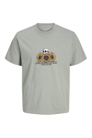 Biologisch Katoenen T-shirt Regular Fit -  Lichtgrijs