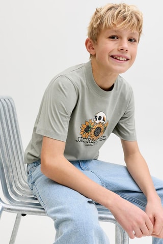 Biologisch Katoenen T-shirt Regular Fit -  Lichtgrijs