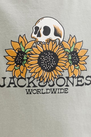 Biologisch Katoenen T-shirt Regular Fit -  Lichtgrijs