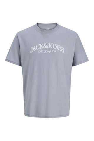 Biologisch Katoenen T-shirt Regular Fit -  Hemelsblauw