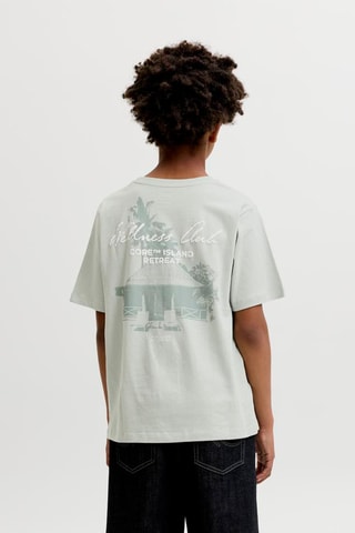 T-shirt Loose Fit - Jack&Jones -  Lichtgrijs