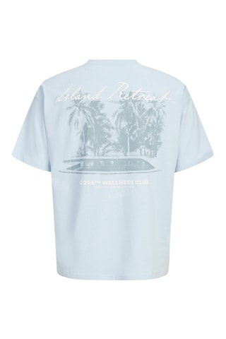 T-shirt Loose Fit - Jack&Jones -  Hemelsblauw