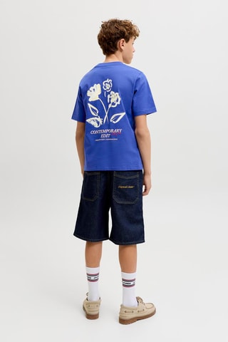 T-shirt Relaxed Fit - Jack&Jones -  Kobaltblauw