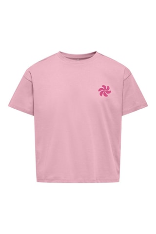 Biologisch Katoenen T-shirt - Roze - Only
