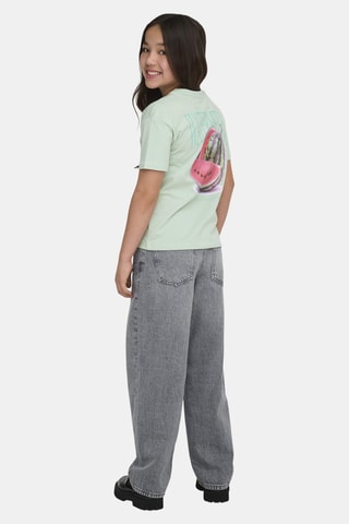 Biologisch Katoenen T-shirt - Zeegroen - Only