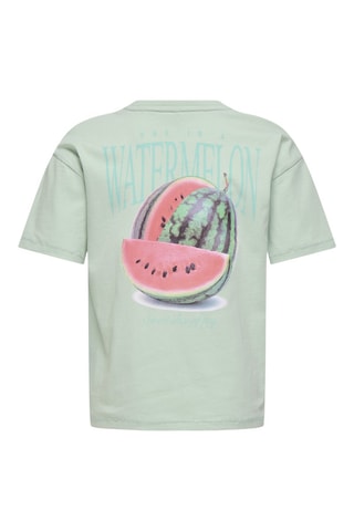 Biologisch Katoenen T-shirt - Zeegroen - Only