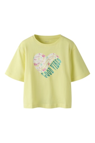 Biologisch Katoenen T-shirt - Geel - Name It
