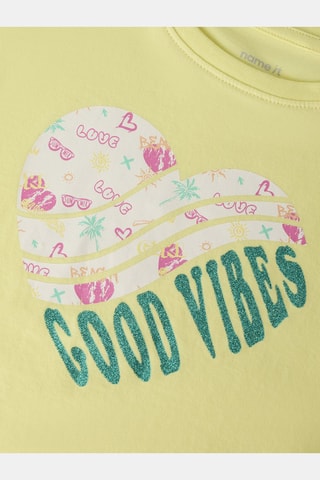 Biologisch Katoenen T-shirt - Geel - Name It