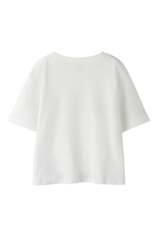 Geknoopt Biokatoenen T-shirt - Wit - Name It