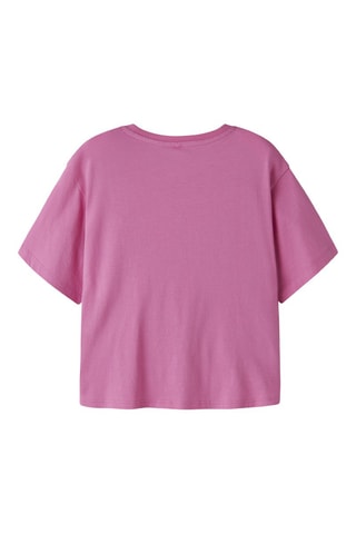 Geknoopt Biokatoenen T-shirt - Roze - Name It