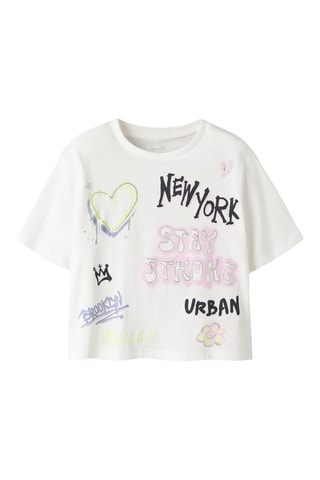 Biologisch Katoenen T-shirt - Wit - Name It