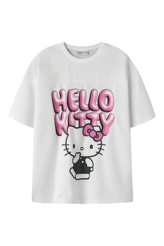T-shirt Hello Kitty Sanrio - Wit - Name It